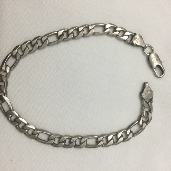 VINTAGE 925 Sterling Silver Unisex Bracelet ❤️ - Picture 5 of 8